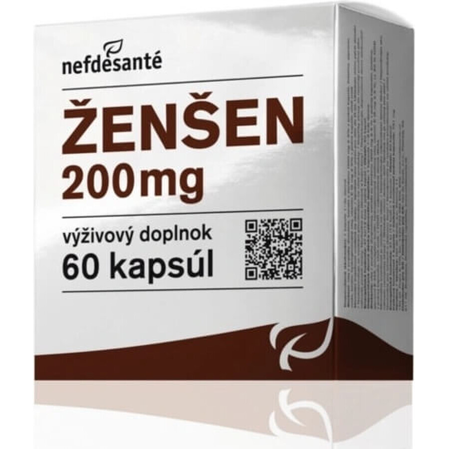 nefdesanté ŽENŠEN 200 mg 6×10 cps, complemento alimenticio