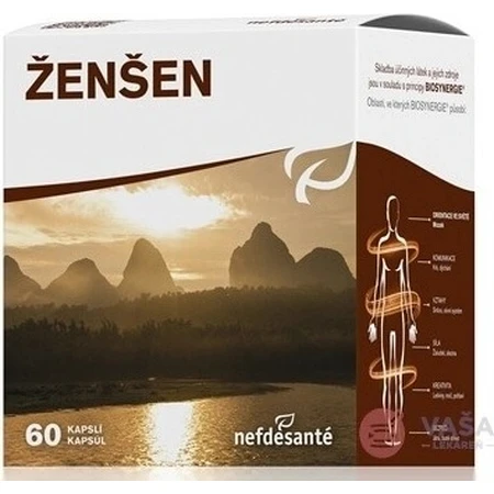 nefdesanté ŽENŠEN 200 mg 6×10 cps, integratore alimentare