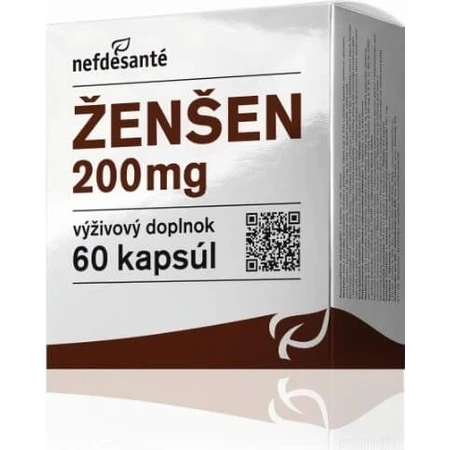 nefdesanté ŽENŠEN 200 mg 6×10 cps, integratore alimentare