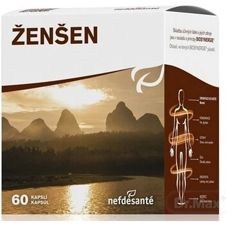 nefdesanté ŽENŠEN 200 mg 6×10 cps, integratore alimentare
