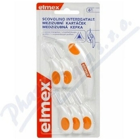 ELMEX INTERDENTAL Cepillos interdentales nr.6 naranja 1×4 uds, cepillos interdentales