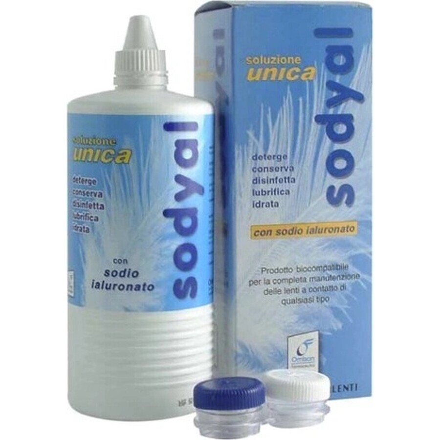 OMISAN Sodyal Unica Soluție pentru lentile de contact 1×360 ml, pentru toate tipurile de lentile de contact