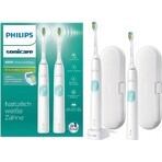 Philips Sonicare 4300 HX6807/35 Juego 1+1 1×1, cepillo dental sónico 2 piezas