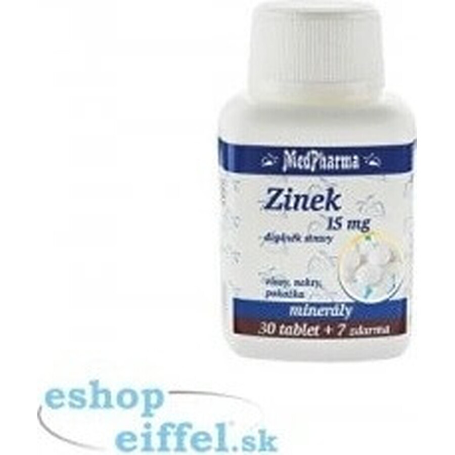 MedPharma ZINOC 15 mg 1×37 tbl, zink