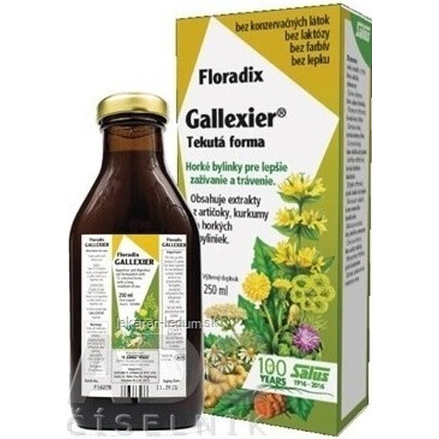 SALUS Floradix Gallexier 1×250 ml, forme liquide