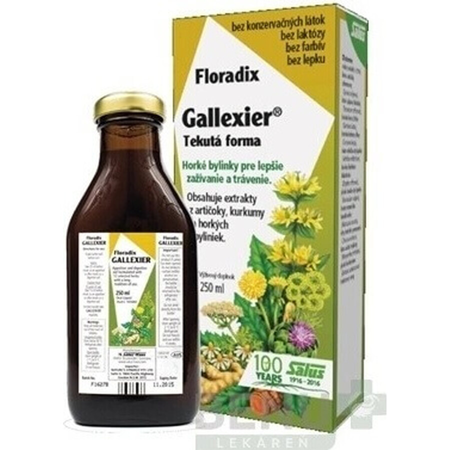 SALUS Floradix Gallexier 1×250 ml, forme liquide