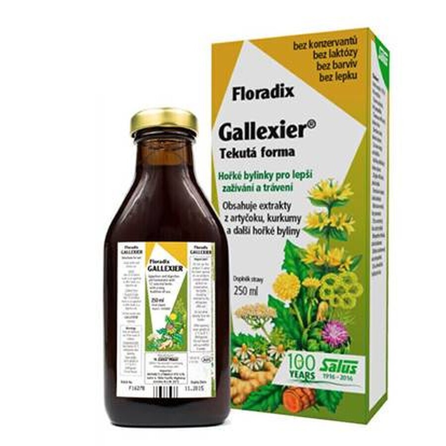 SALUS Floradix Gallexier 1×250 ml, forme liquide