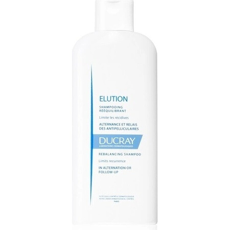 DUCRAY Elution Scalp Rebalancing Shampoo 1×200 ml, Shampoo zur Wiederherstellung des Gleichgewichts der Kopfhaut