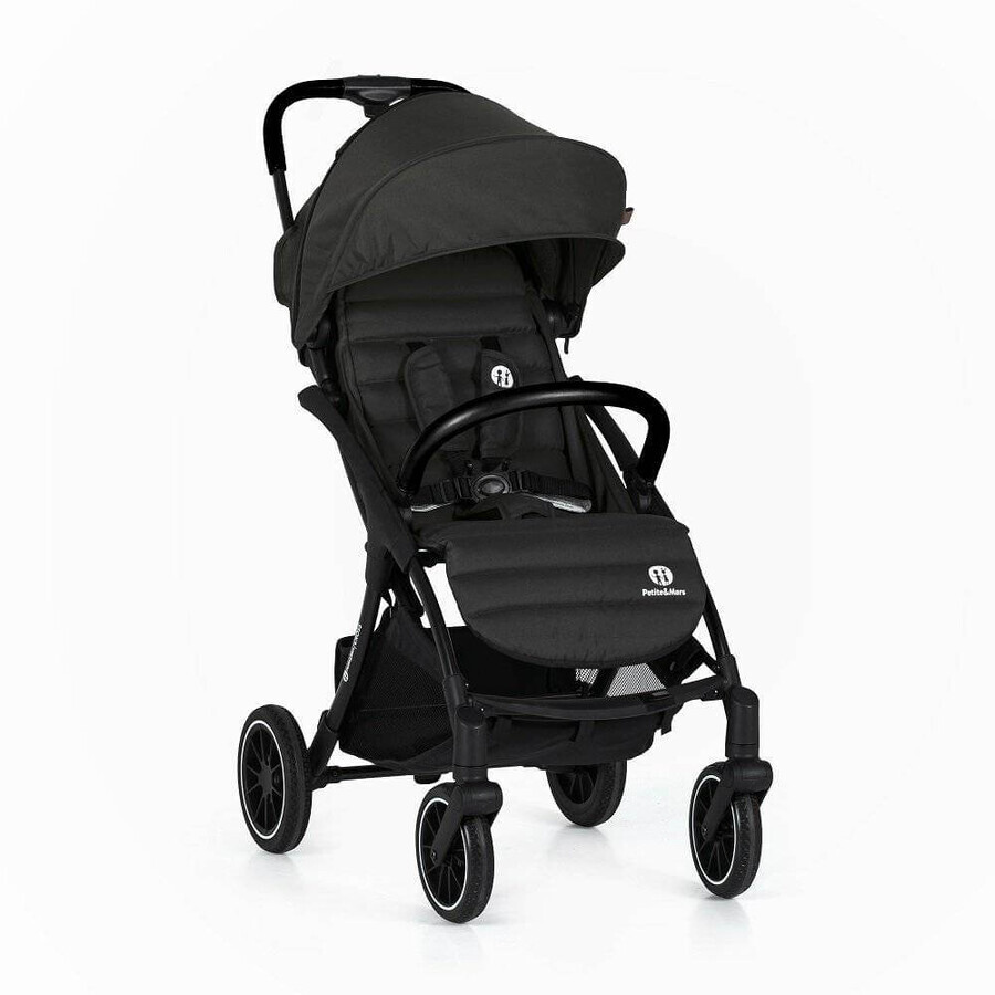 PETITE&MARS Silla de Paseo Sport Cross Absolute Negro 1×1 ud, silla de paseo