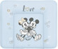 CEBA Disney Minnie &amp; Mickey Suave alfombrilla de recambio para c&#243;moda (75x72) Disney Minnie &amp; Mickey Gris 1&#215;1 ud.