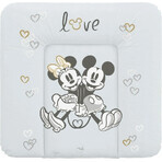 CEBA Disney Minnie & Mickey Suave alfombrilla de recambio para cómoda (75x72) Disney Minnie & Mickey Gris 1×1 ud.