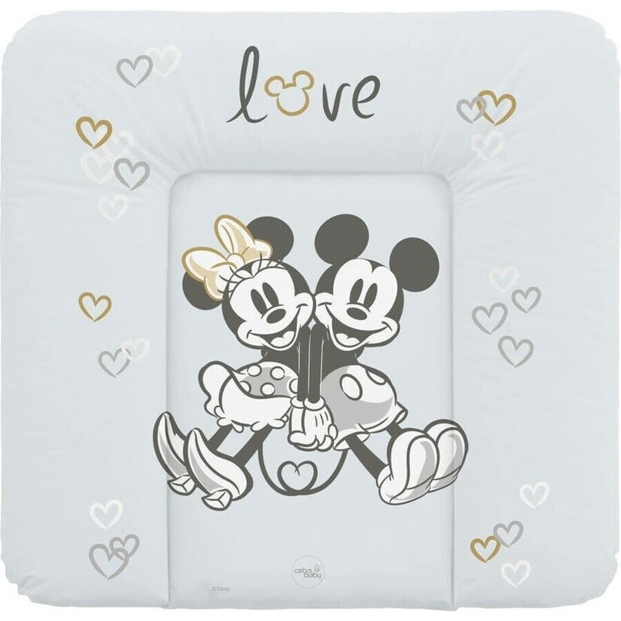 CEBA Disney Minnie & Mickey Suave alfombrilla de recambio para cómoda (75x72) Disney Minnie & Mickey Gris 1×1 ud.