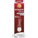 JutaVit Magnesio 275 mg + vitamina B6 comprimidos efervescentes sabor naranja y granada 1x16 unid.