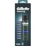 GILLETTE MACH3 8NH + SLASH GEL 1×1 set, 8 cabezas de recambio + gel 200 ml