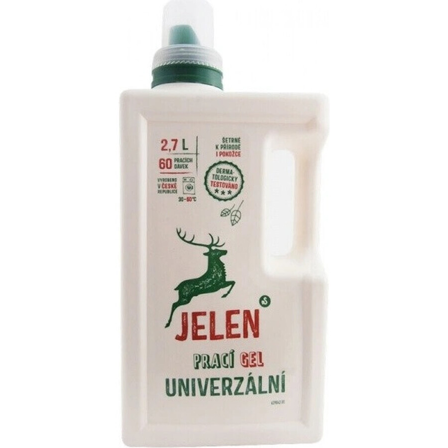 Rehwaschmittel Gel 2,7L Universal 60P 1×2,7L, Universal Waschmittel Gel