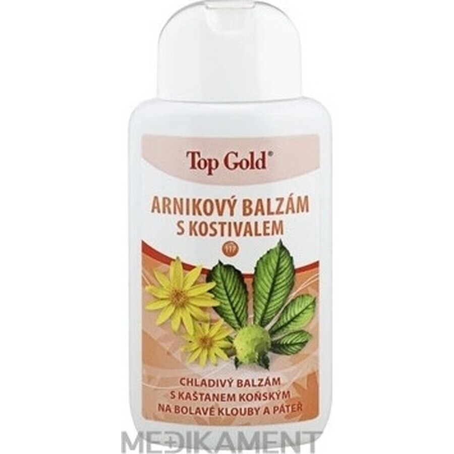 TOP GOLD Bálsamo de árnica con médula ósea 1×200 ml, bálsamo