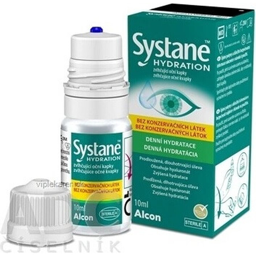 SYSTANE HYDRATION without preservatives 1×10 ml, moisturizing eye drops