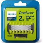 Philips OneBlade QP624/50 360 cuchillas de recambio para cara y cuerpo + peine corporal y accesorio íntimo 1×1 ud, cuchillas de recambio