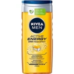 NIVEA Men Active Energy Duschgel 1×250 ml, spendet der Haut Feuchtigkeit