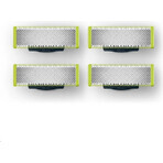 Cuchillas de recambio 4 piezas para Philips OneBlade QP240/50 1×4 piezas, cuchillas de recambio