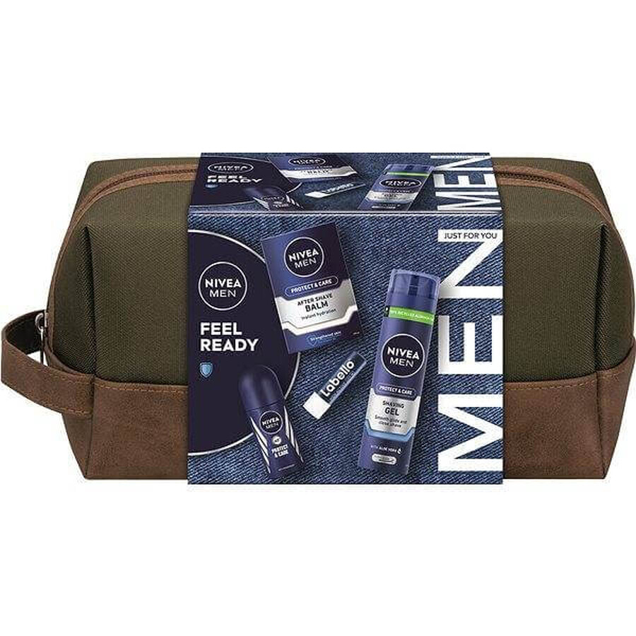 NIVEA MEN BAG PROTECT 1×1 Stück, Geschenkpackung