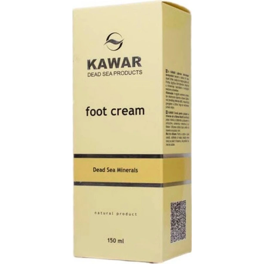 Kawar Totes Meer Mineral Fußcreme 150ml 1×150 ml 1×150 ml, Fußcreme
