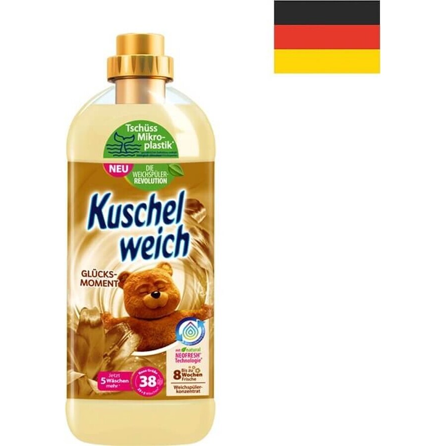 Kuschelweich Wäschepflegemittel - Moment of Happiness, 38 Wäschen 1×1 l