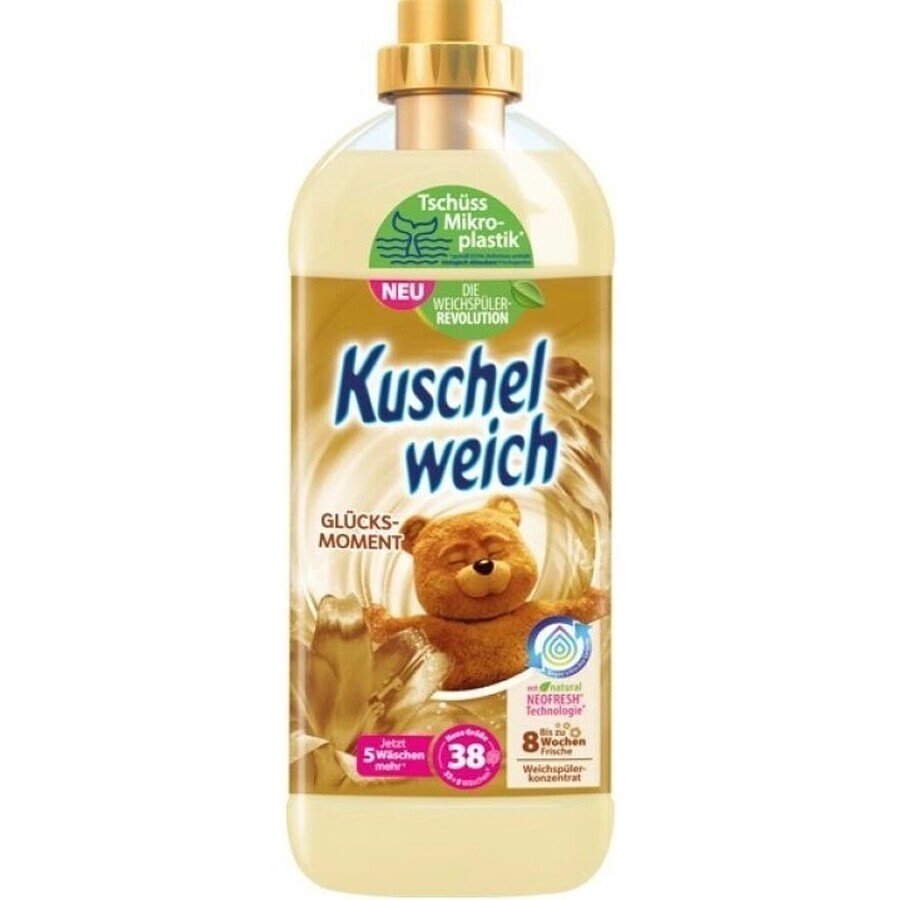 Kuschelweich Wäschepflegemittel - Moment of Happiness, 38 Wäschen 1×1 l