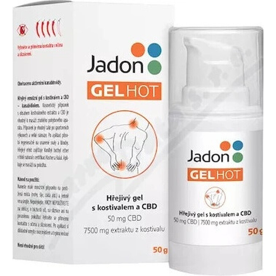 Jadon HOT GEL warming gel with CBD 1x50 g