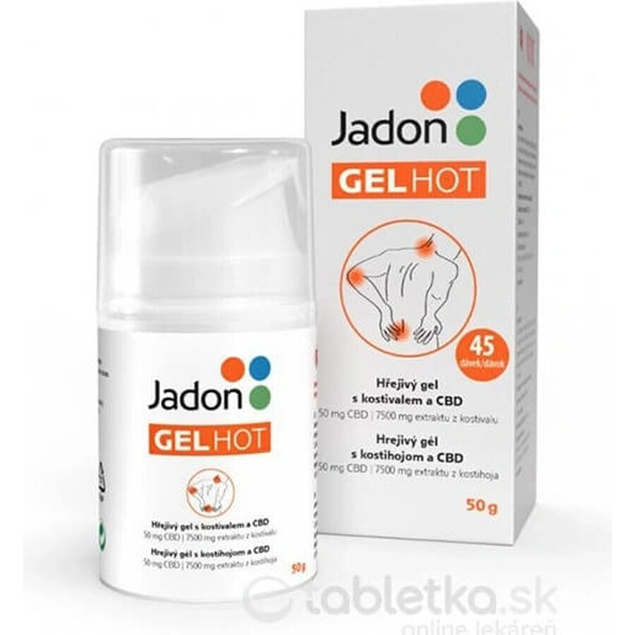 Jadon HOT GEL warming gel with CBD 1x50 g