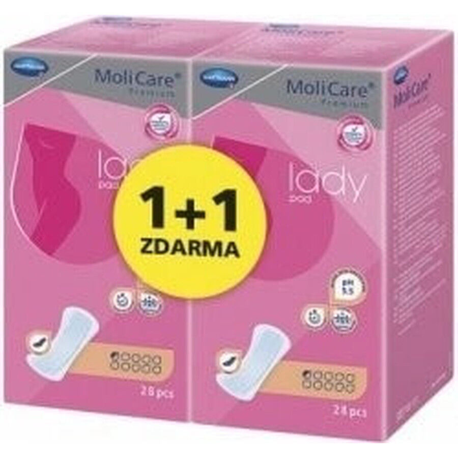 MoliCare Donna Premium 0,5 gocce 1×28 pezzi, assorbenti per incontinenza