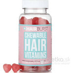 HAIRBURST chewable rubber vitamins for hair in heart shape 1×60 pcs, chewable vitamins