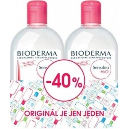 BIODERMA Sensibio H2O FESTIVAL 2×500 ml