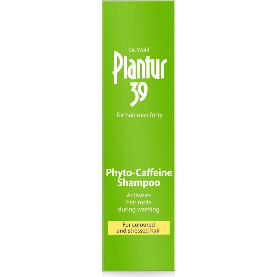 Plantur 39 Șampon cu fito-cafeină pentru păr vopsit 1×250 ml, șampon cu cafeină