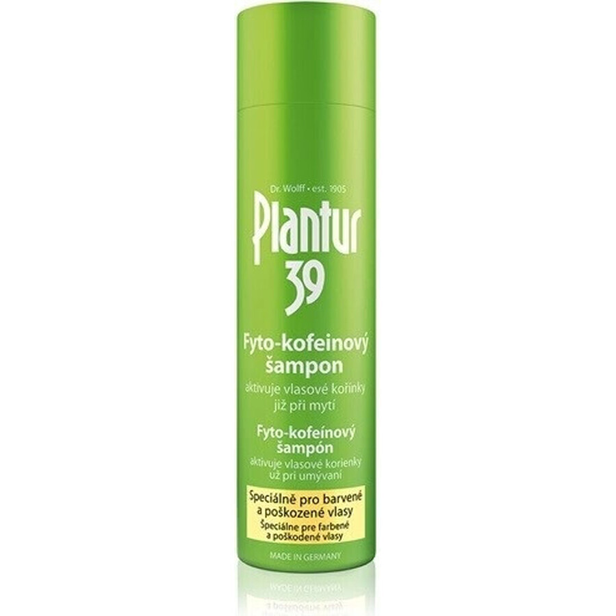 Plantur 39 Șampon cu fito-cafeină pentru păr vopsit 1×250 ml, șampon cu cafeină