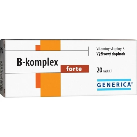 GENERICA B-complex forte 1×20 tbl, Complejo B