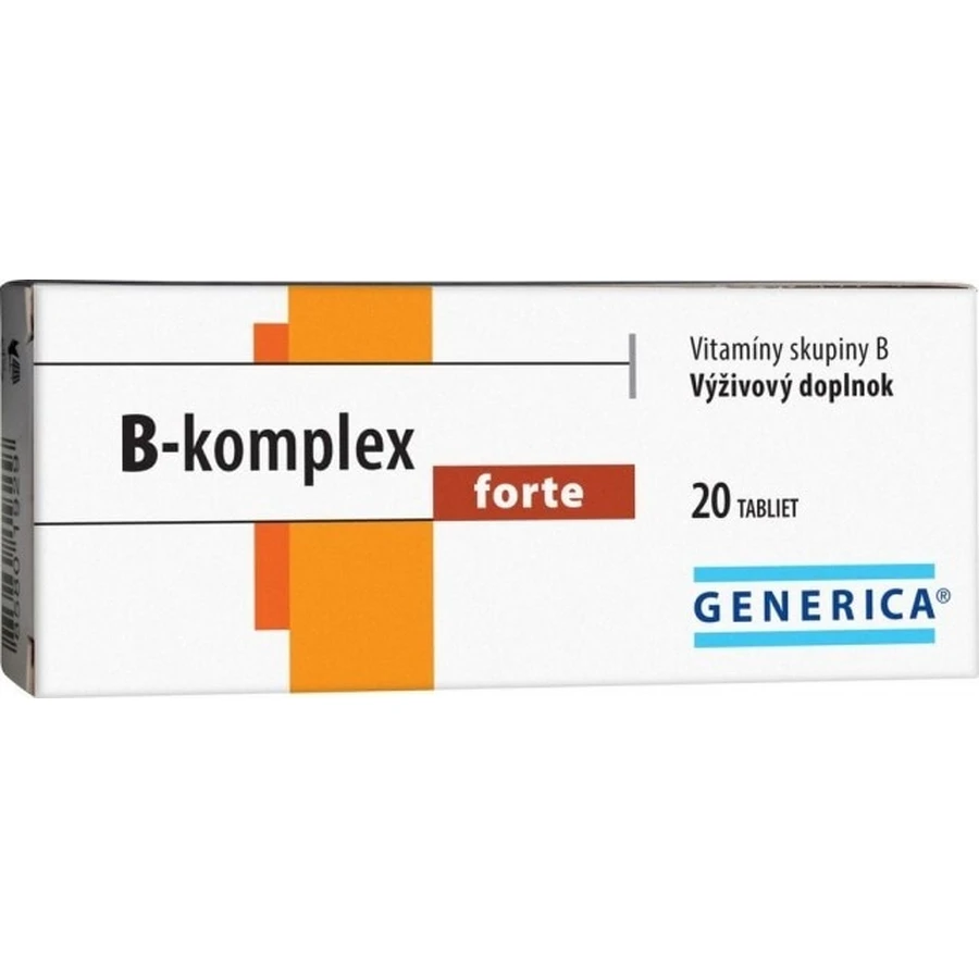 GENERICA B-complex forte 1×20 tbl, Complejo B