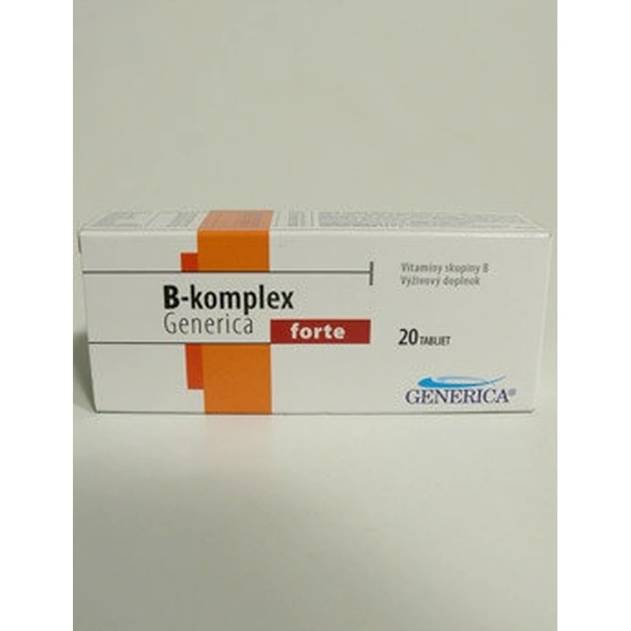 GENERICA B-complex forte 1×20 tbl, Complejo B
