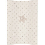 CEBA Alfombra de repuesto 2 cuadrado suave COSY (50x70) Beige estrellas 1×1 ud.