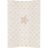 CEBA Alfombra de repuesto 2 cuadrado suave COSY (50x70) Beige estrellas 1×1 ud.