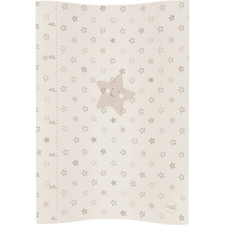 CEBA Alfombra de repuesto 2 cuadrado suave COSY (50x70) Beige estrellas 1×1 ud.