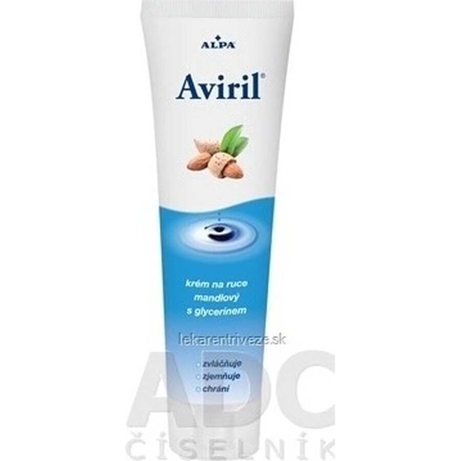 AVIRIL ALMOND HAND CREAM WITH GLYCERIN 1×100 ml, protective hand cream