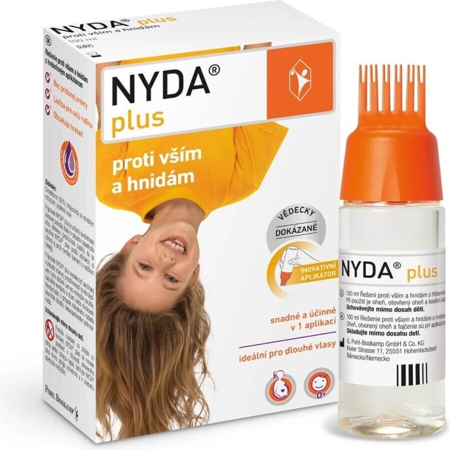 NYDA plus 1×100 ml 1×100 ml, gegen Läuse und Filzläuse