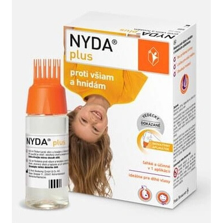 NYDA plus 1×100 ml 1×100 ml, gegen Läuse und Filzläuse