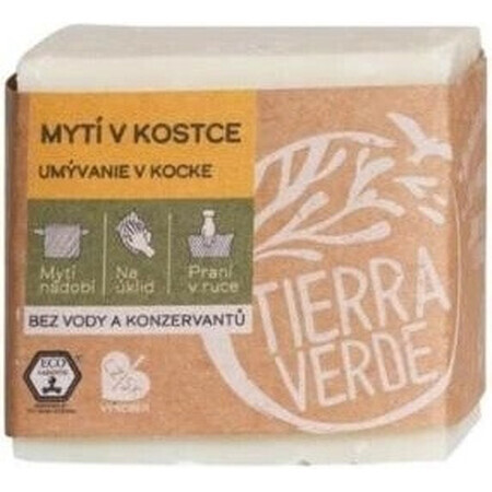 TIERRA VERDE Wash in a 1×165 g cube, washing or dishwashing soap