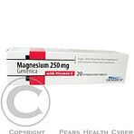 GENERICA Magneziu 250 mg + Vitamina C 1×20 tbl, magneziu + vitamina C