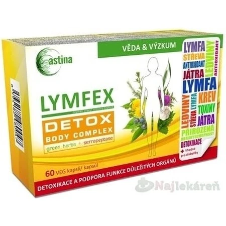 Astina LYMFEX 1×60 cps , complemento alimenticio