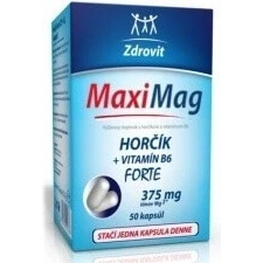 ZDROVIT MAXI MAG HORCIK+B6 FORTE 1×50 cps, supliment alimentar