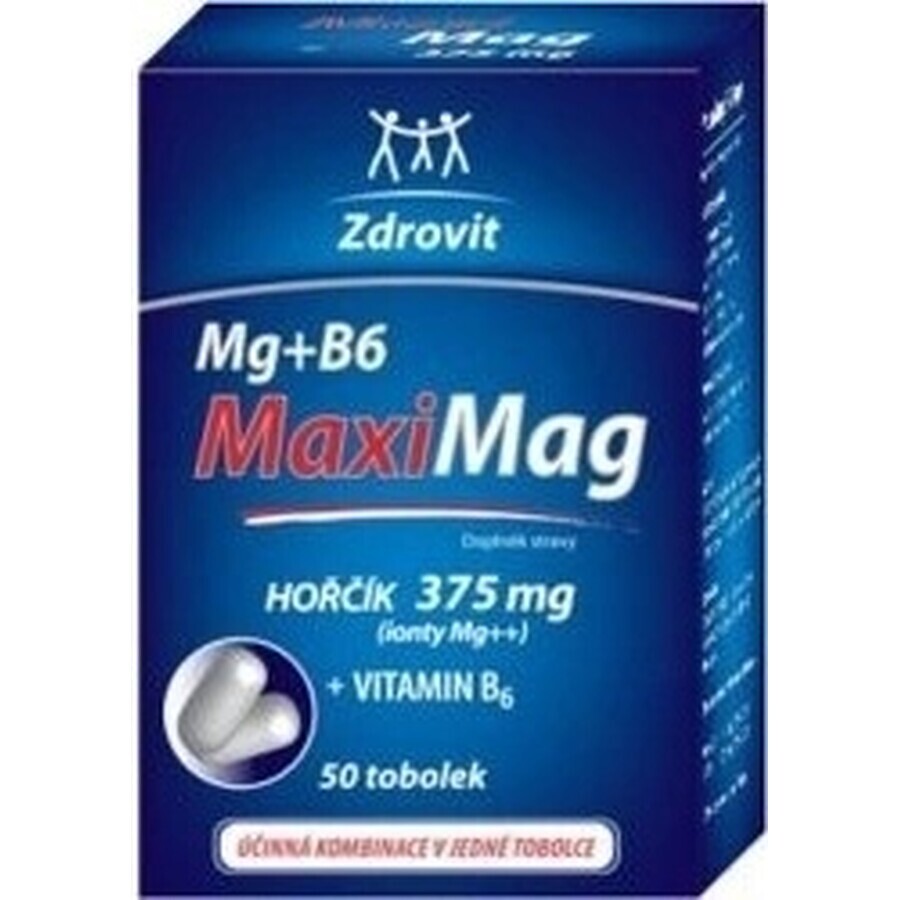 ZDROVIT MAXI MAG HORCIK+B6 FORTE 1×50 cps, supliment alimentar