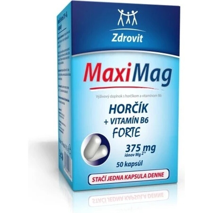 ZDROVIT MAXI MAG HORCIK+B6 FORTE 1×50 cps, supliment alimentar